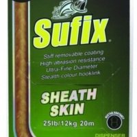 Плетено влакно за шаранджийски монтаж Sufix sheath skin 15 lb/7 kg  20 m, снимка 1 - Такъми - 41490178