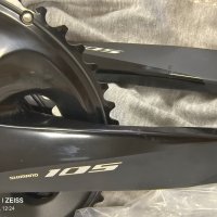 Курбел шосе shimano 105 F-R7000 2x11 / 34-50T ,39-53Т/170/175mm road, снимка 9 - Части за велосипеди - 41933342