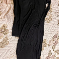 Дамска черна рокля с дантела, снимка 2 - Рокли - 36185365