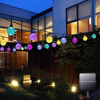 Нови соларни лампички светлини за двор градина парти Слънчеви глобуси, снимка 1 - Други - 40173842