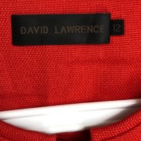 Елегантна червена рокля David Lawrence, снимка 3 - Рокли - 34578094