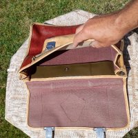 Стара ученическа чанта #25, снимка 4 - Антикварни и старинни предмети - 41712392