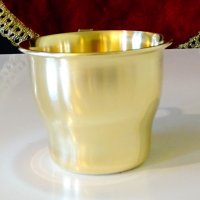 Чаша от месинг 6 см. , снимка 3 - Антикварни и старинни предмети - 40388507