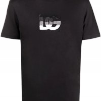 Dolce & Gabbana DG Embroidered Patch Logo Мъжка Тениска size 48 (S/M), снимка 1 - Тениски - 40102853