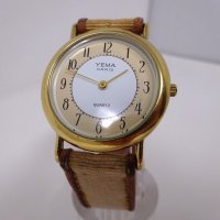 Френски дамски кварцов часовник YEMA, снимка 1 - Дамски - 36100846
