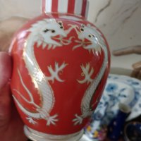 Порцеланова ваза Дракон Германия , снимка 2 - Антикварни и старинни предмети - 41313201