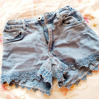 Детски летни момичешки панталони Zara, снимка 2 - Детски къси панталони - 44739752