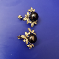 Дамски обеци от естествени перли и сребро, снимка 12 - Обеци - 36078975
