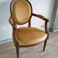 Кресло клубно от началото на 20 Век, снимка 2 - Столове - 41445589
