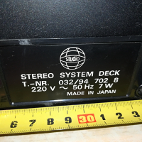 STUDIO STEREO SYSTEM DECK-MADE IN JAPAN 2603222059, снимка 17 - Декове - 36240840