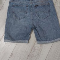 Мъжки къси дънкови панталони Lee,размер М, снимка 2 - Къси панталони - 40874162