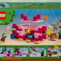 Продавам лего LEGO Minecraft 21247 - Къщата на Аксолотъл, снимка 2 - Образователни игри - 42258023
