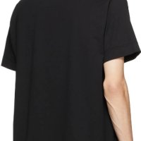 GIVENCHY Black MMW Witness Miracles Logo Print Oversized Мъжка Тениска size S (M) и XL (XXL), снимка 5 - Тениски - 40879856