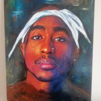 Картина 2 Pac - Tupac Shakur 6, снимка 1 - Картини - 41045342