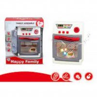 Детска готварска печка,  Звук, Светлини "Happy Family", снимка 3 - Електрически играчки - 38834479