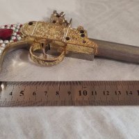 Изящен кремъчен пистолет , снимка 10 - Други ценни предмети - 41224353