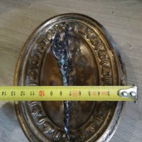 стар месингов лъжичник , снимка 3 - Други ценни предмети - 40535391