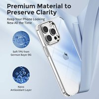 Нов защитен прозрачен калъф кейс гръб за телефон за Apple 14 Pro Max - 6,7 инча, снимка 3 - Калъфи, кейсове - 40325914