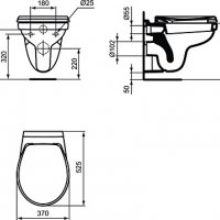 Нови тоалетна чиния и седалка Ideal standard - Vidima Seva fresh, снимка 3 - Други - 39713466