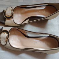 Дамски обувки 100 % кожа , снимка 5 - Дамски обувки на ток - 38800896