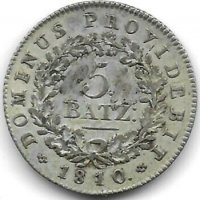 Монета Швейцария 5 Батцен 1810 г. Кантон Берн, снимка 1 - Нумизматика и бонистика - 40146466
