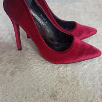 Дамски обувки бордо, снимка 2 - Дамски обувки на ток - 42479484