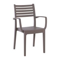 Стол трапезен градински OLIMPIA ARM Бежав, снимка 1 - Столове - 44277261