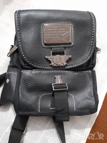 25 ЛЕВА НОВА МЪЖКА ЧАНТИЧКА ОТ КОЖА , снимка 1