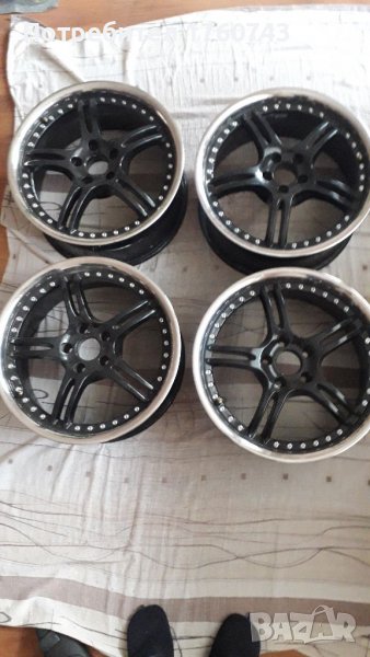 Лети джанти 18ц 8 J цент. отвор 66.6/ET 35/ 3бр. са 5×112 1бр. е 5×100, снимка 1