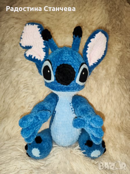Стич - плюшен, ръчно изработен , снимка 1