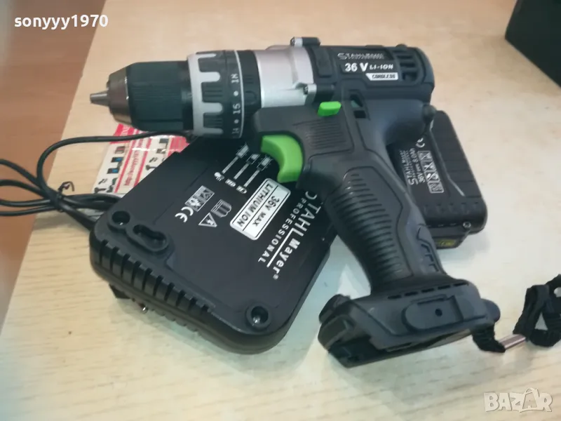 LI-ION НОВ ВИНТОВЕРТ С ЗАРЯДНО И БАТЕРИЯ 0111241330, снимка 1
