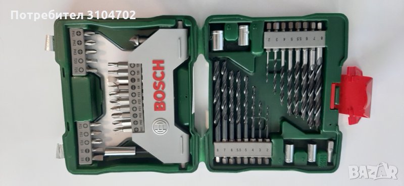 Bosch X-line Комплект свредла с шестостенна опашка 43 части, 2607019613, снимка 1