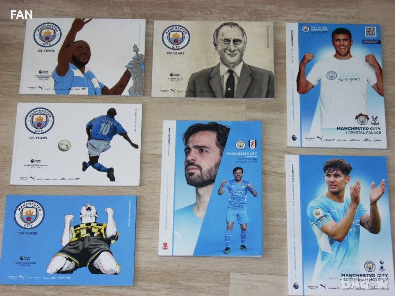  Оригинални футболни програми на МАНЧЕСТЪР СИТИ от сезони 2019/20 и 2021/22, снимка 1
