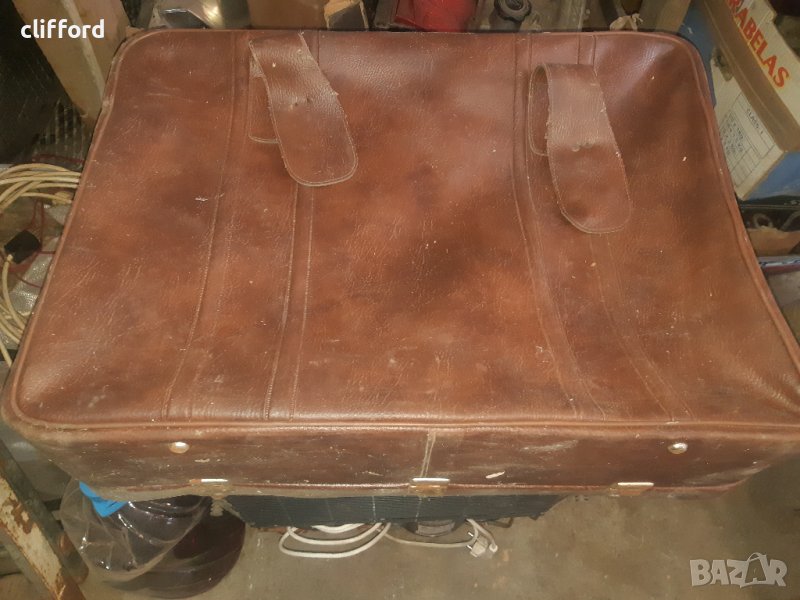 Стар кожен куфар, снимка 1