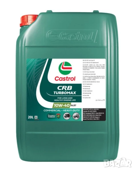 Масло тежкотоварни CASTROL CRB TURBOMAX 10W40 E4/E7, 20L , снимка 1