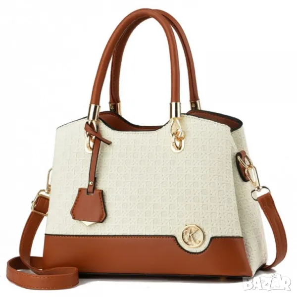 Дамска чанта Keya Beige, снимка 1