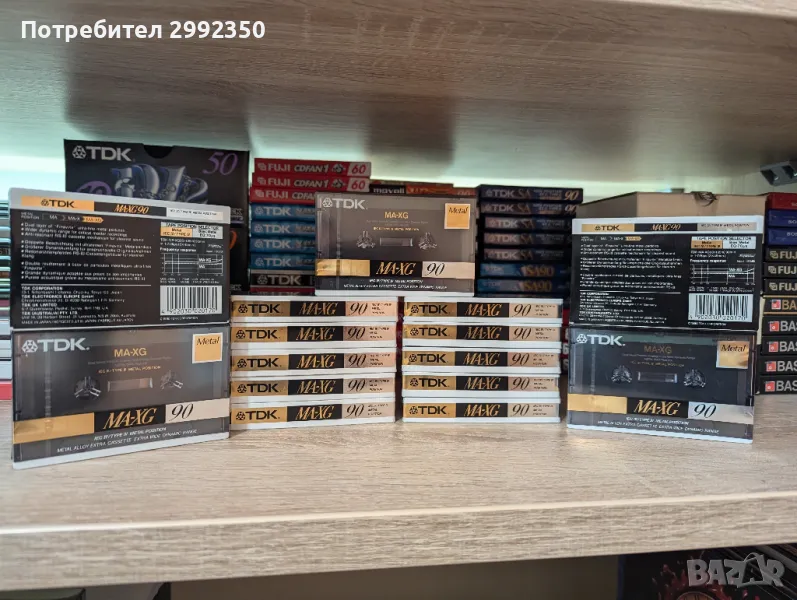 Аудио касети TDK MA-XG 90 Тип IV Metal, снимка 1