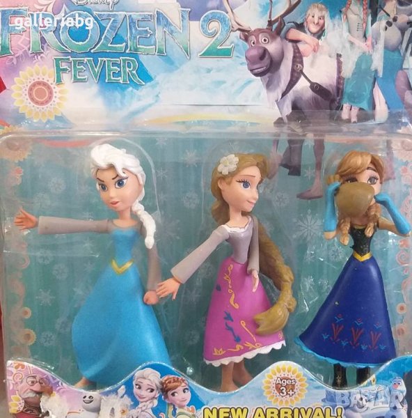 Комплект от 3 фигурки на Замръзналото кралство (Frozen), снимка 1
