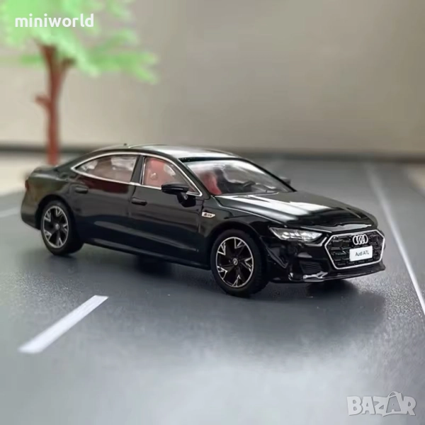 Audi A7L  - мащаб 1:64 на Massdi моделът е нов в кутия, снимка 1