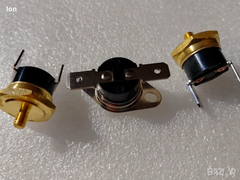 Биметални термостати 250V /10A за 80, 90 и 45 градуса, снимка 1