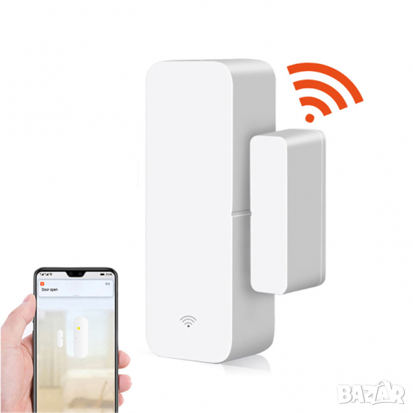 Интелигентен WiFi сензор за врата, снимка 1