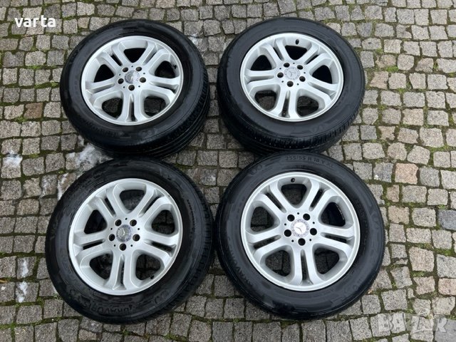 4бр лети джанти Mercedes с гуми Barum 255/55/18 DOT2020, снимка 1