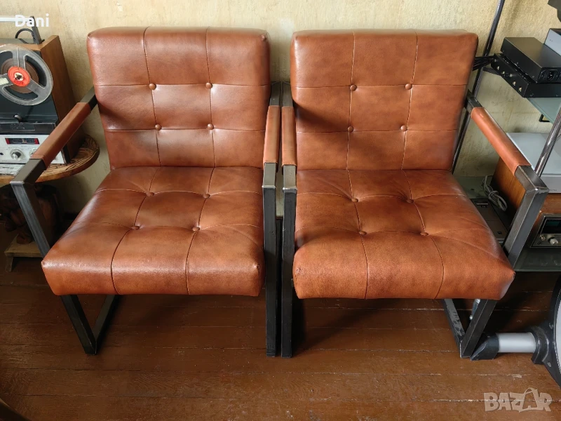 Кожен фотьойл , снимка 1