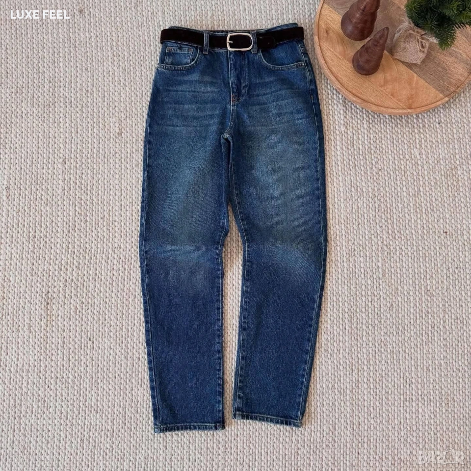 🔹Дънки - Мом Фит с Колан, снимка 1