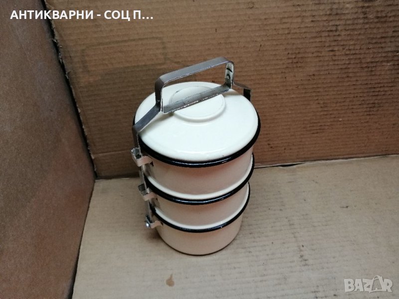 Стара Соц Емайлирана Садинка. , снимка 1