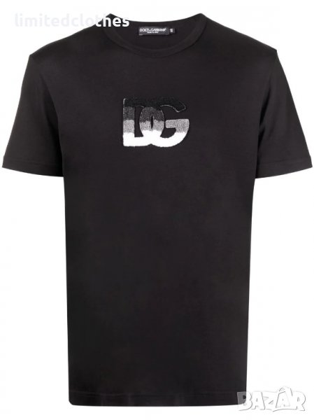 Dolce & Gabbana DG Embroidered Patch Logo Мъжка Тениска size 48 (S/M), снимка 1