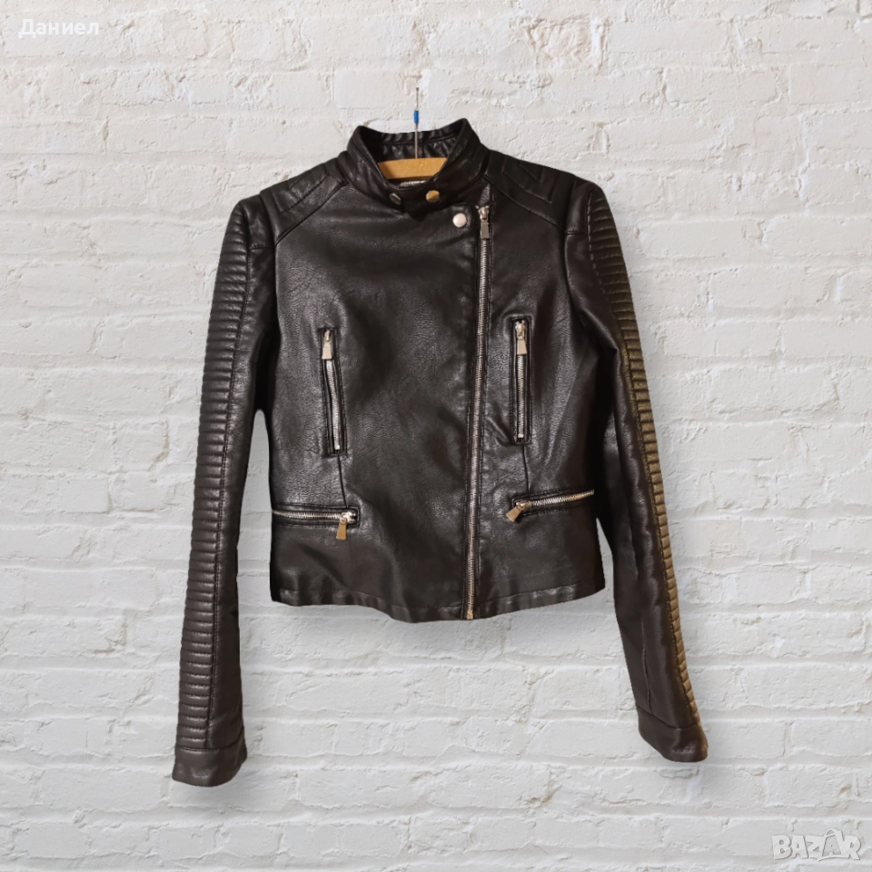 Дамско кожено яке, снимка 1