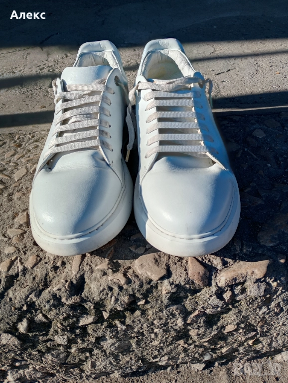 Мъжки кожени сникърси!, снимка 1