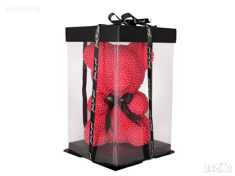 Мече от перли в кутия, 22см, снимка 1