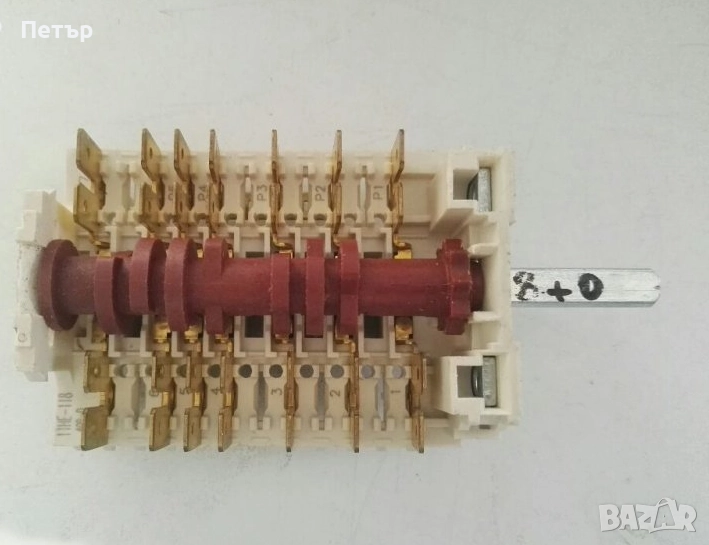 Ключ 9 тактов 8+0 позиции 11HE-118 за фурни ELECTROLUX ZANUSSI AEG, снимка 1